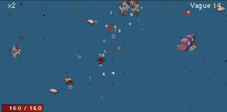Screenshot projet The Chosen Shrimp