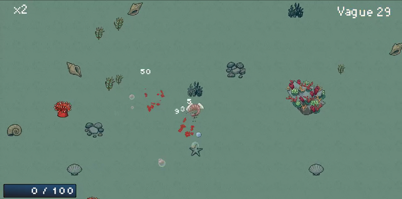 Screenshot projet The Chosen Shrimp